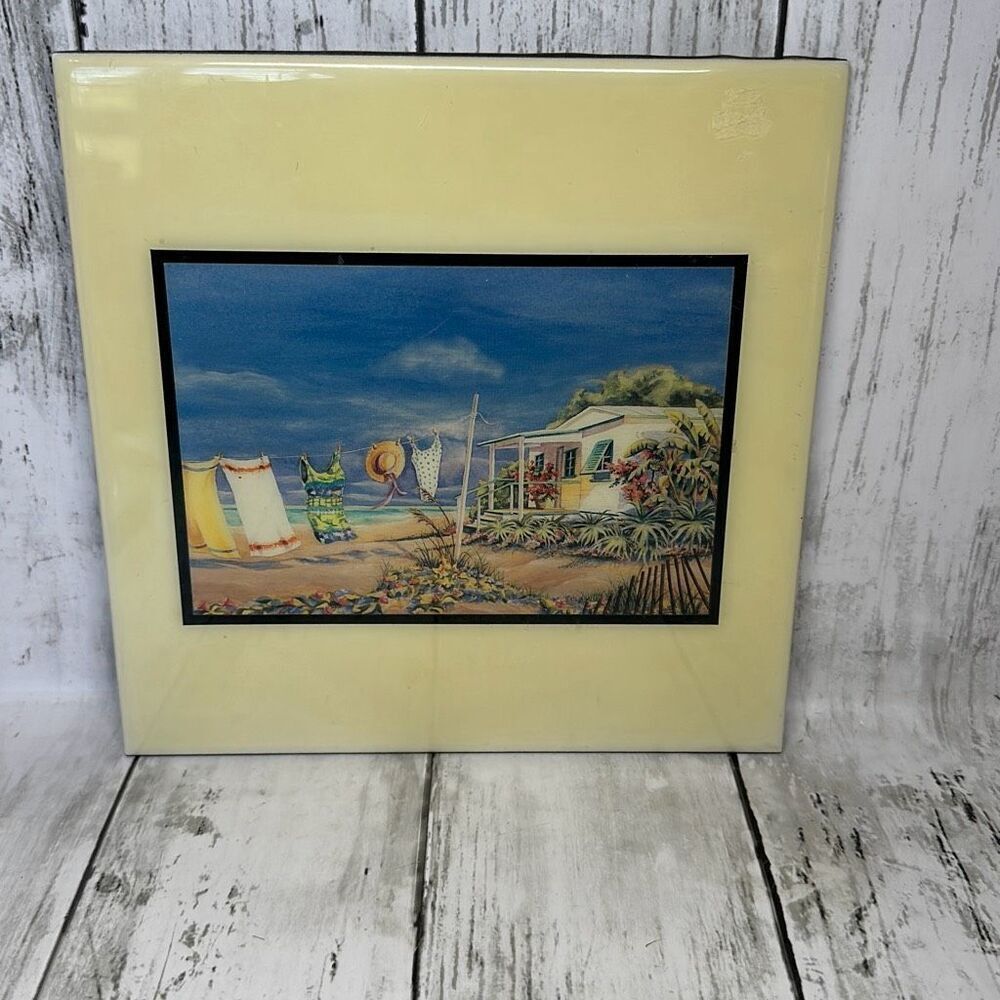 Washday ARTile Kathleen Denis 14596 Made in USA 8” x 8”